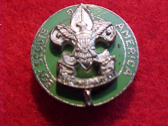 SCOUTMASTER LAPEL PIN, CIVILIAN WEAR, 17MM, SPIN LOCK PIN BACK