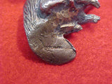 SILVER BEAVER MEDAL, TYPE 4, WITH RIBBON, MID 1950'S-1974, STERLING SILVER, MARKED "STERLING", NO BOX