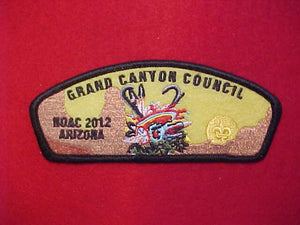 GRAND CANYON COUNCIL, FA-29, 2012 NOAC/ 432 WIPALA WIKI