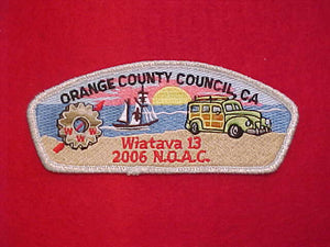 ORANGE COUNTY COUNCIL, SA-142, 2006 NOAC, SMY BORDER, 400 MADE/ 13 WIATAVA