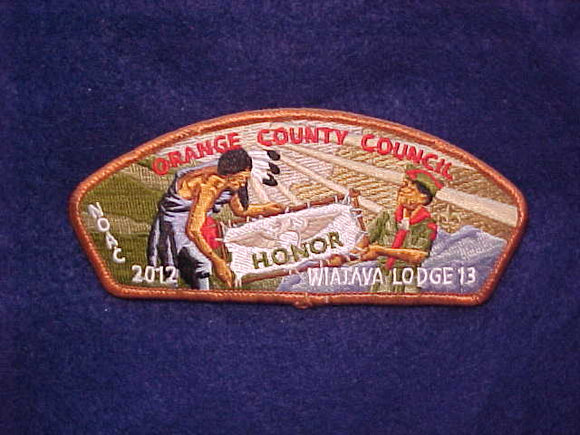 ORANGE COUNTY COUNCIL, SA-333, 2012 NOAC/ 13 WIATAVA