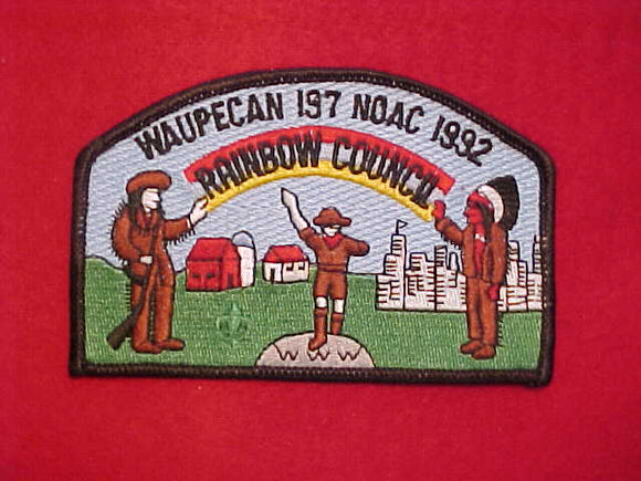RAINBOW COUNCIL, SA-5, 1992 NOAC/ 197 WAUPECAN