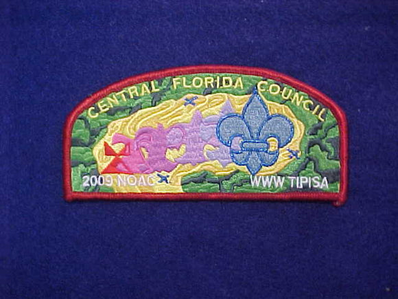 CENTRAL FLORIDA COUNCIL, SA-112, 2009 NOAC/ 326 TIPISA