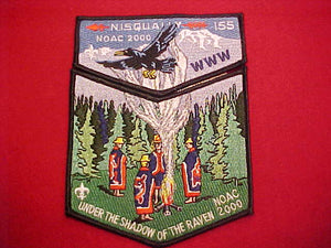 155 S12 + X2 NISQUALLY, NOAC 2000, "UNDER THE SHADOW OF THE RAVEN"