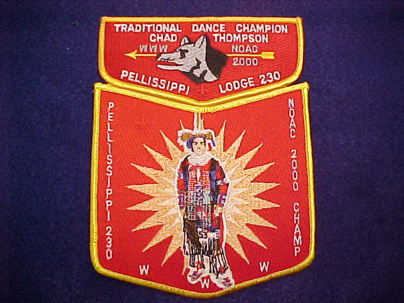 230 S71 + X7 PELLISSIPPI, NOAC 2000, TRADITIONAL DANCE CHAMPION-CHAD THOMPSON