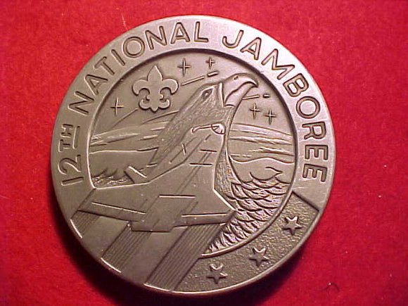 1989 National Jambore staff belt buckle, serial numbered on back