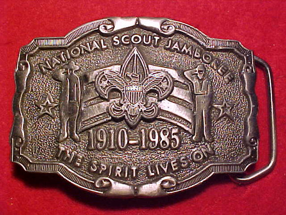 1985 National Jamboree, pewter belt buckle