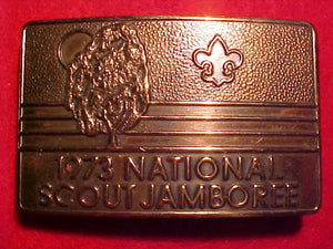 1973 National Jamboree, brass belt buckle