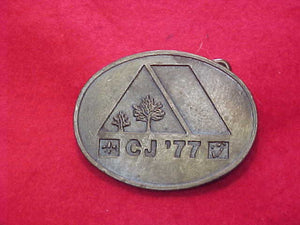 1977 CANADA NATIONAL JAMBOREE BELT BUCKLE