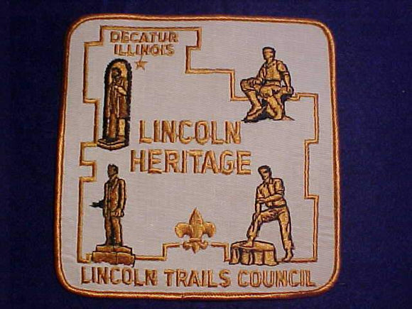 LINCOLN TRAILS C. JACKET PATCH, LINCOLN HERITAGE, 6