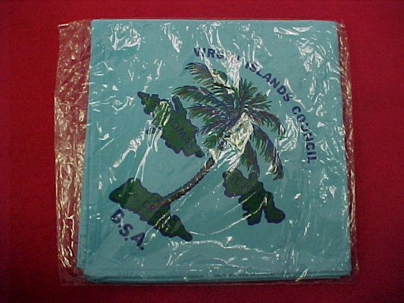 Virgin Islands council neckerchief. Mint original bag
