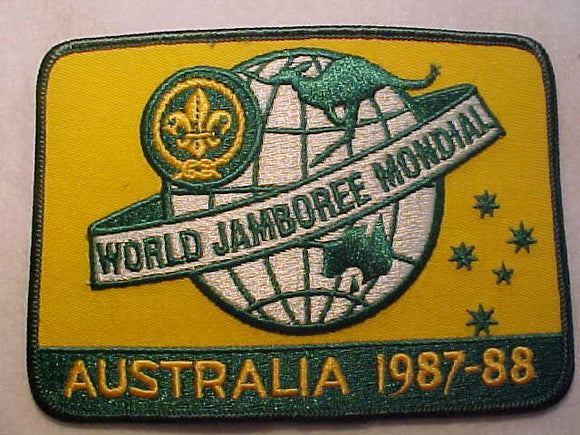 1987-88 WJ JACKET PATCHES, AUSTRALIA, QTY. 10