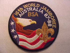 1987-88 WJ JACKET PATCHES, BSA CONTIGENT, QTY. 10