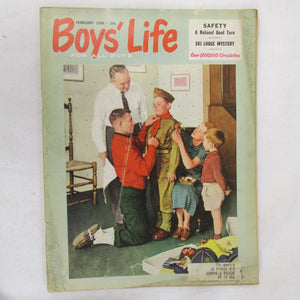 February 1958 Boys' Life, Norman Rockwell cover