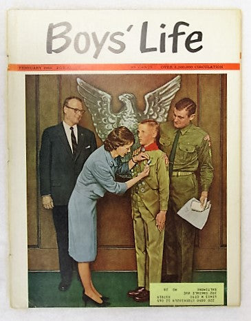 February 1965 Boys' Life, Norman Rockwell cover