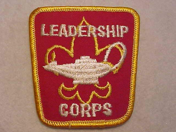 LEADERSHIP CORPS PATCH, TRAPEZOID, PB