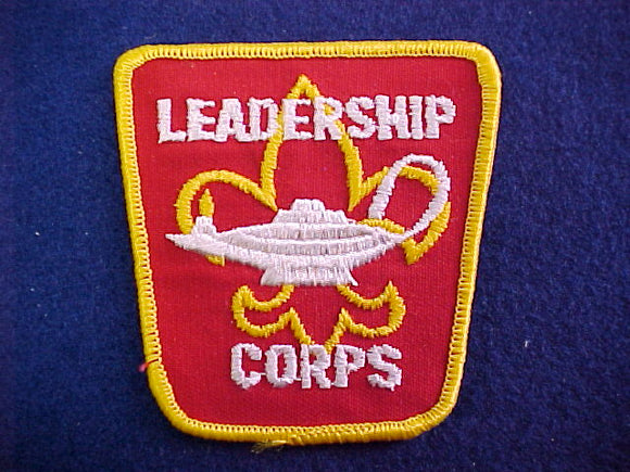 leadership corps, 1970's, white glue back