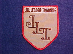 JUNIOR LEADER TRAINING 5 SIDED PATCH, 1980'S.