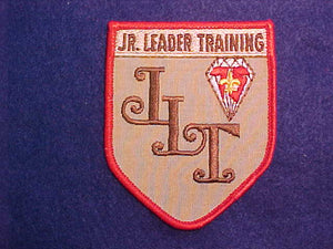 JUNIOR LEADER TRAINING, 5 SIDED PATCH, 1985 DIAMOND JUBILEE