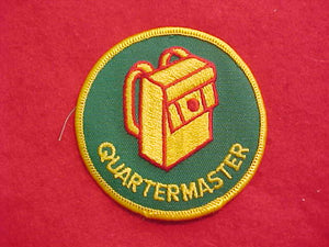 QUARTERMASTER, 1973-89, CLOTH BACK