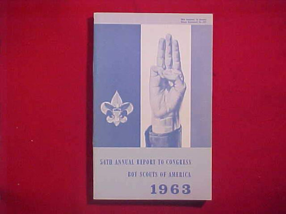 1963 BSA FIFTY-FORTH ANNUAL REPORT