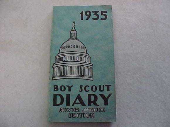 1935 BSA DIARY, SILVER JUBILEE EDITION, EXCELLENT CONDITION, NO WRITING INSIDE