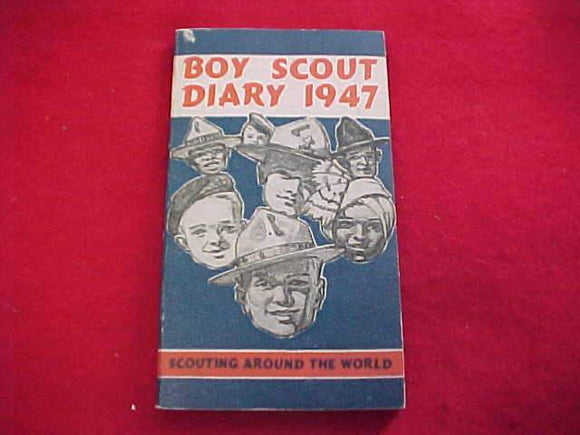 1947 BSA DIARY, NEAR PERFECT CONDITION, NO WRITING INSIDE
