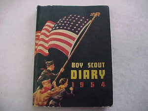 1954 BSA DIARY, VERY GOOD CONDITION, NO WRITING INSIDE