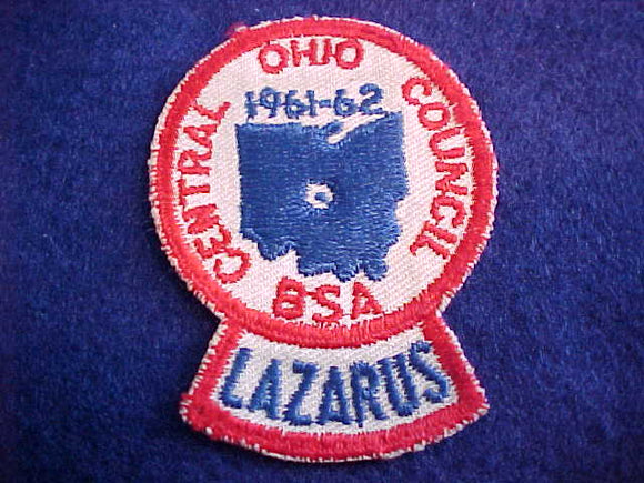 LAZARUS, CENTRAL OHIO COUNCIL, 1961-62, USED