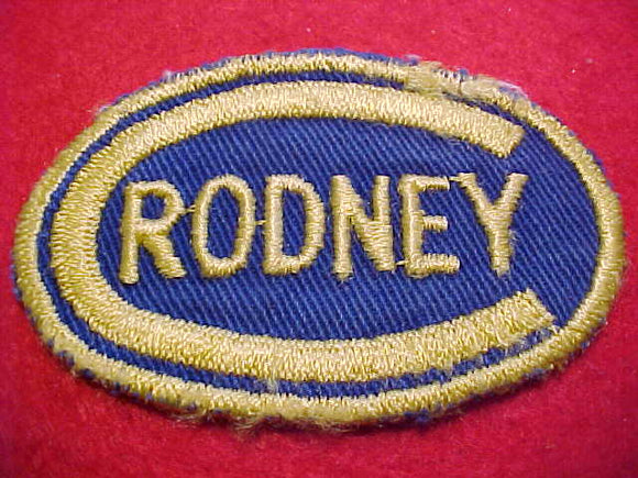 RODNEY, 1940'S 50'S, USED