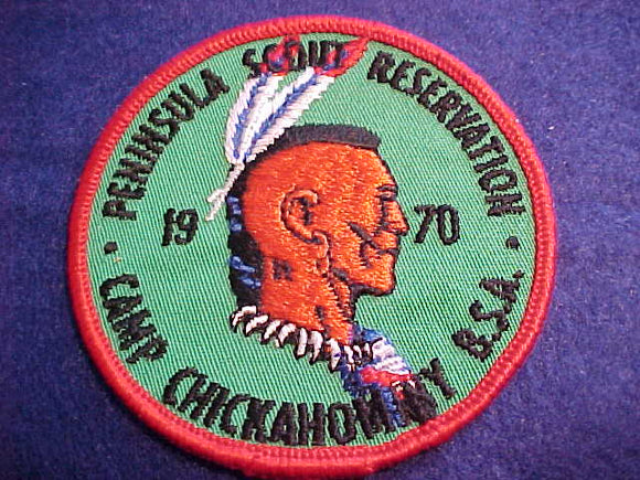 PENINSULA SCOUT RESERVATION, CAMP CHICKAHOMINY, 1970