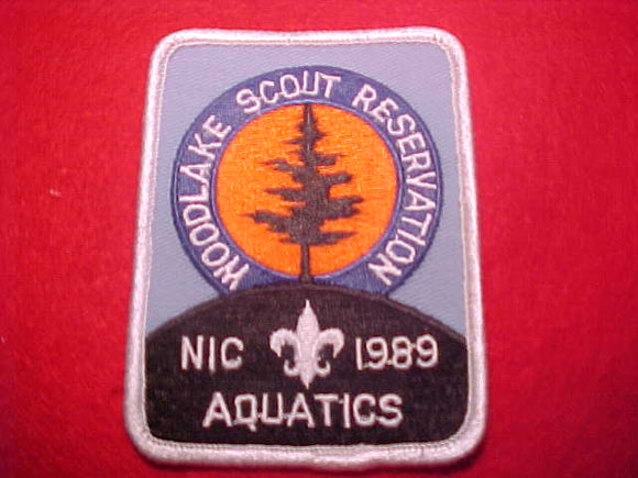 WOODLAKE SCOUT RESERVATION, NORTHERN INDIANA COUNCIL, AQUATICS, 1989
