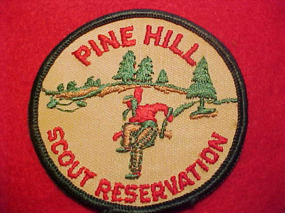 PINE HILL SCOUT RESERVATION, 1960'S, YELLOW TWILL, GREEN BORDER