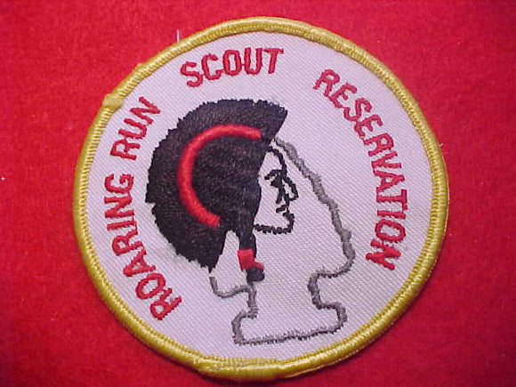 ROARING RUN SCOUT RESERVATION, 1960'S, YELLOW BORDER