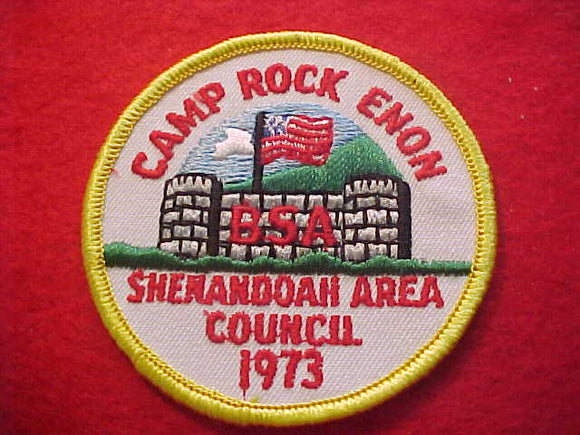 ROCK ENON, SHENANDOAH AREA COUNCIL, 1973