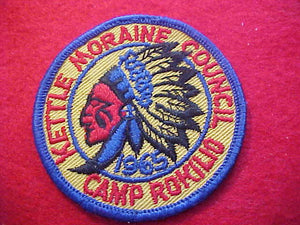 ROKILIO, KETTLE MORAINE COUNCIL, 1965, USED