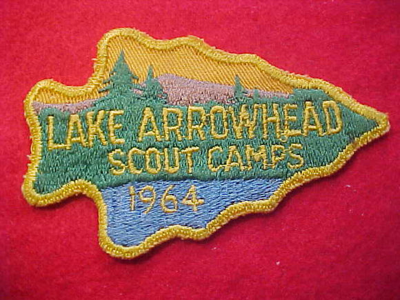 LAKE ARROWHEAD SCOUT CAMPS, 1964
