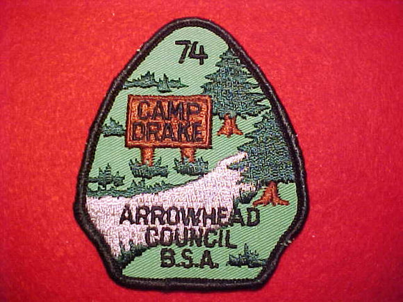 DRAKE, ARROWHEAD COUNCIL, 1974