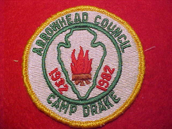 DRAKE, ARROWHEAD COUNCIL, 1932-1982, USED