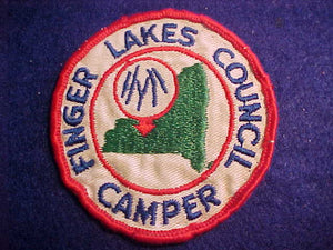 FINGER LAKES COUNCIL CAMPER, 1960'S, USED