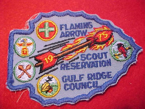 FLAMING ARROW SCOUT RESERVATION, 1975, USED