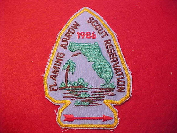 FLAMING ARROW SCOUT RESERVATION, 1986, NO FDL
