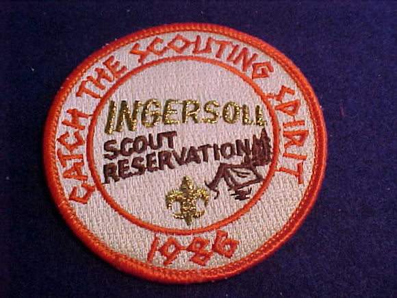 INGERSOLL SCOUT RESERVATION, 1986