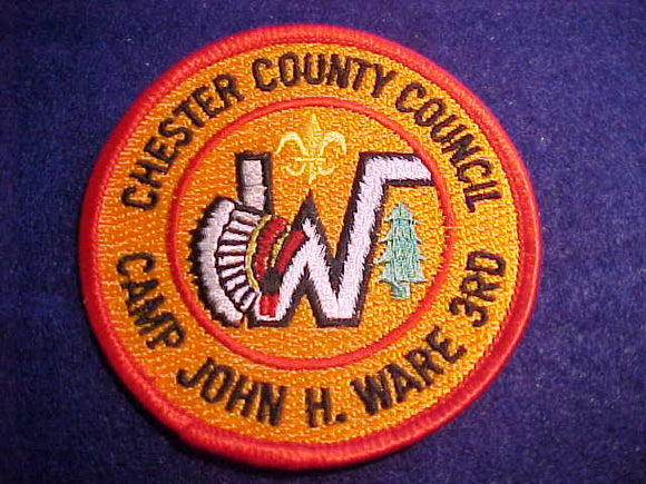 JOHN H. WARE III, CHESTER COUNTY COUNCIL, RED BORDER