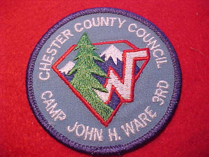 JOHN H. WARE III, CHESTER COUNTY COUNCIL, BLUE BORDER