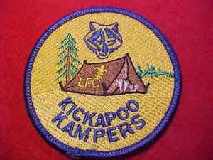 KICKAPOO KAMPERS, LAST FRONTIER COUNCIL