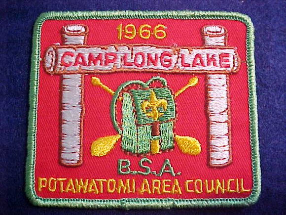 LONG LAKE, POTAWATOMI AREA COUNCIL, 1966