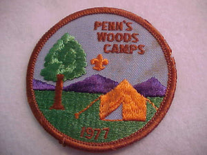 PENN'S WOODS CAMPS, 1977, USED