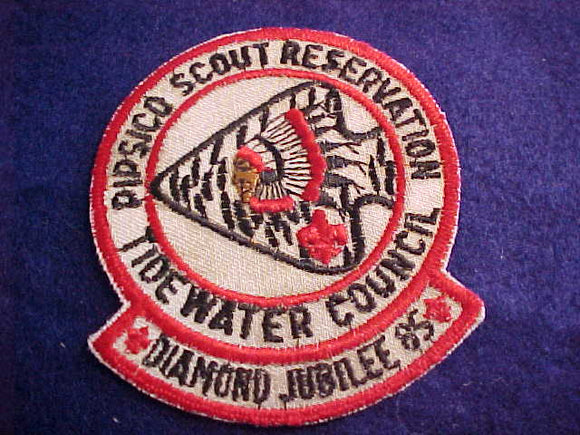 PIPSICO SCOUT RESERVATION, TIDEWATER COUNCIL, 1985, USED