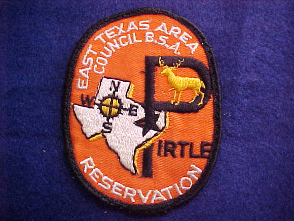 PIRTLE RESERVATION, EAST TEXAS AREA COUNCIL, 1960'S, USED